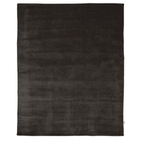 Solid Uldgulvtæppe 170x230 cm Trækulsfarvet