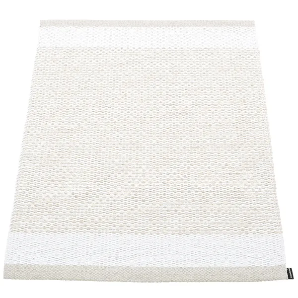 Edit Tæppe Fossil / White / White Metallic 85x260 cm