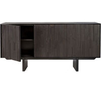 Teak Mosaik Sideboard Fyra Dörrar