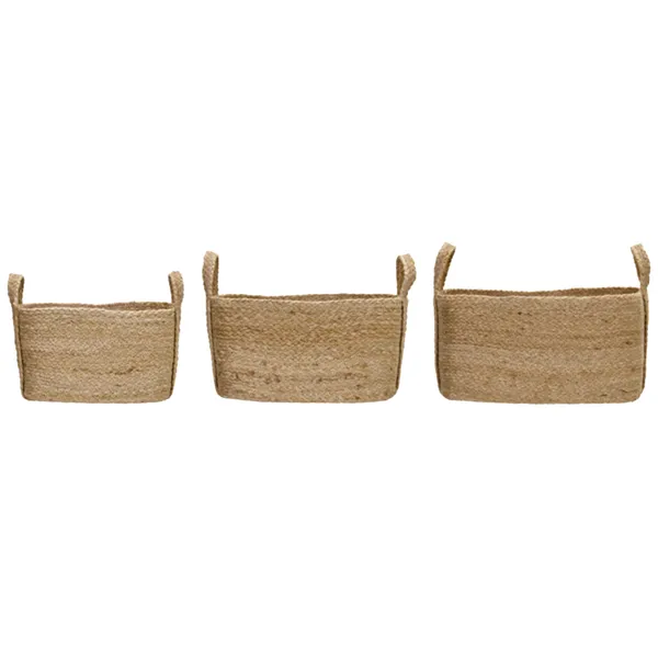 Stella Förvaringskorg 3-pack Natur