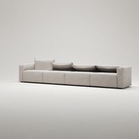 Moore 4-Personers Sofa Plush Beige