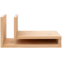F-Shelf Væghylde Højre Fyrretræ