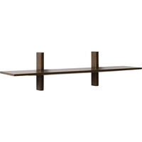 Noir Hylly Yksittäinen 90 cm Tummaksi Petsattu