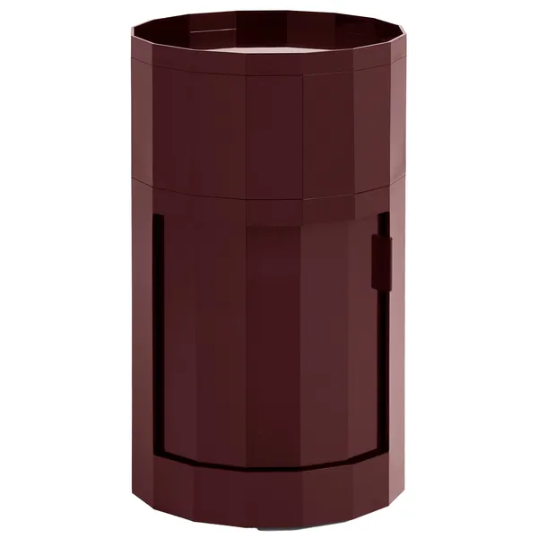 Facet Skåp Hög Vinröd