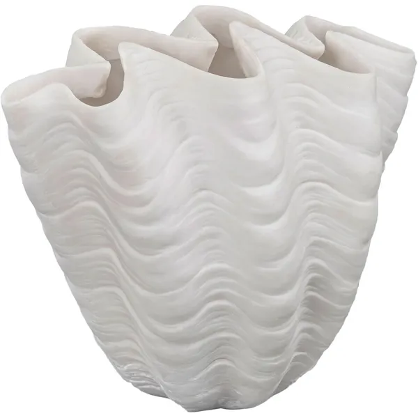 Shell Vase Off-white 22 cm