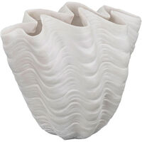 Shell Vase Off-white 22 cm
