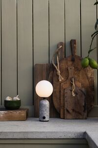 Torrano Bordslampa Portabel Grå Marmor