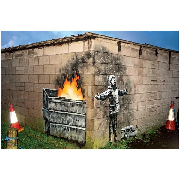 Banksy – You are an acceptable level of threat Bok