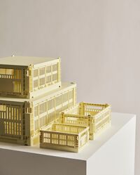 Colour Crate Small Oppbevaring Light Yellow