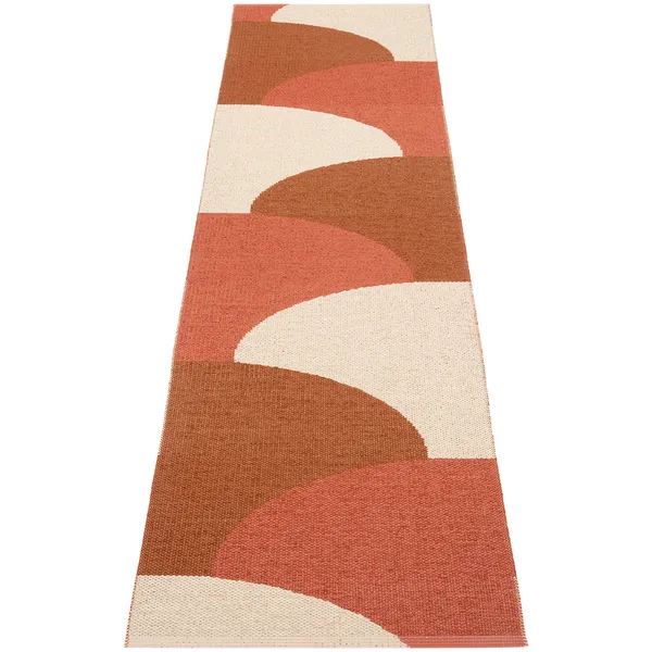 Hill Teppe 70x270 cm Brick / Rust / Cream