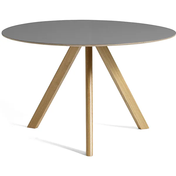 CPH 20 2.0 Bord Ø120 cm Vattenbaserad lackad Ek / Grå