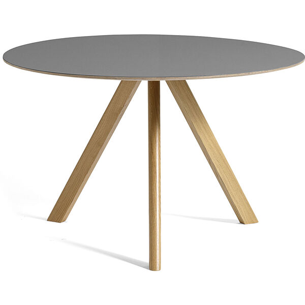 CPH 20 2.0 Pöytä Ø120 cm Vesipohjalakattu Tammi / Harmaa