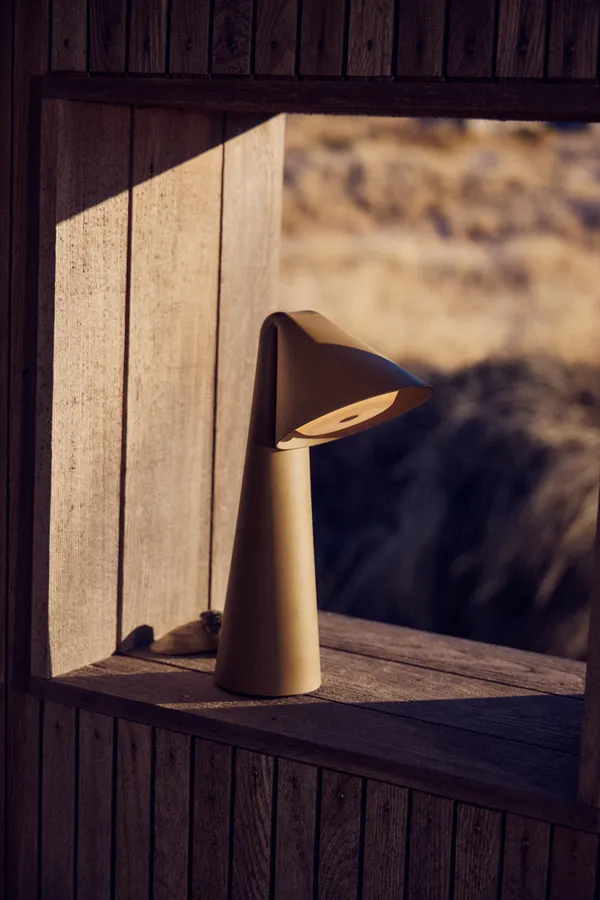 Ami Bordlampe Bærbar Olive Stone