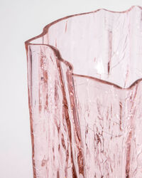 Crackle Vase 21x27 cm Rosa