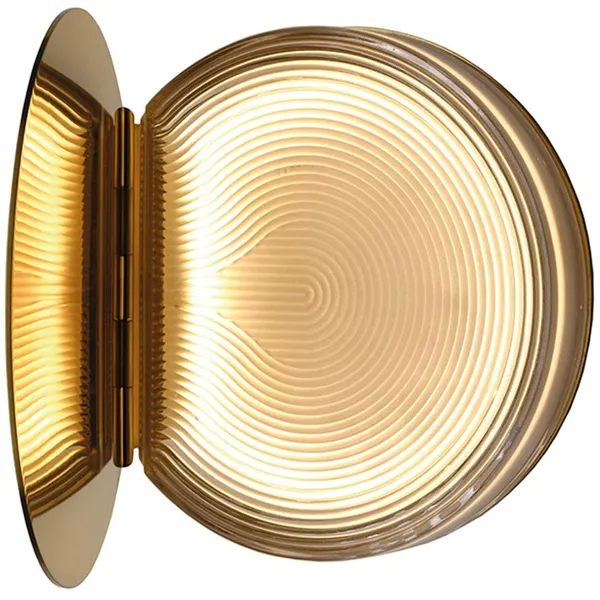Poudrier Vegglampe Messing