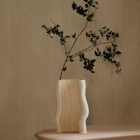 Moire Vase Offwhite 30 cm