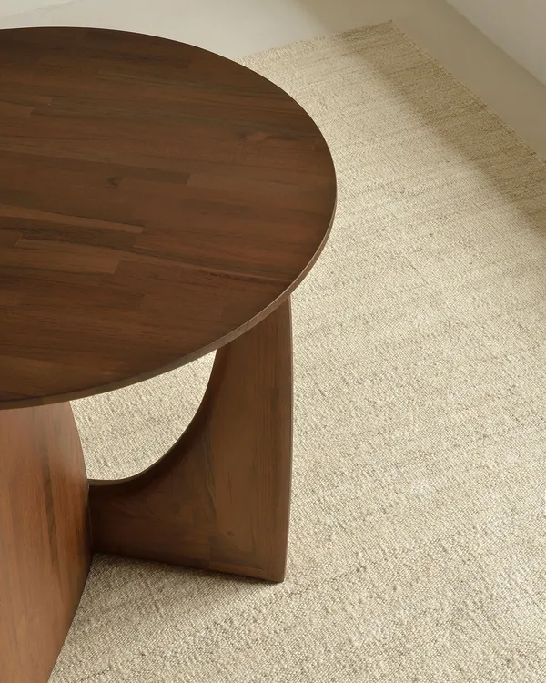 Geometric Sidobord Teak