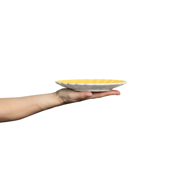 Oyster Tallerken Gul 20 cm