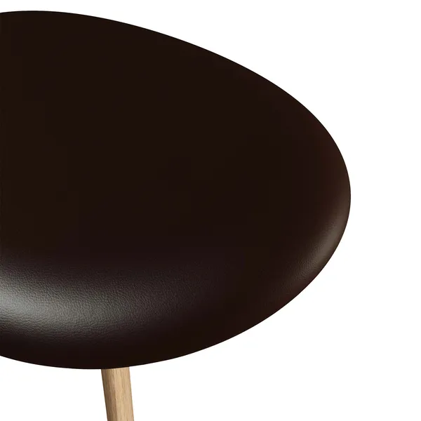 Slab Ottoman Naturlig / Choko Leather