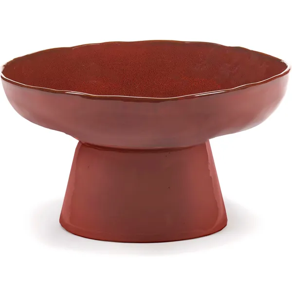 La Mère Skål Med Fot Venetian Red