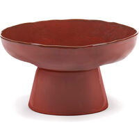 La Mère Skål Med Fot Venetian Red