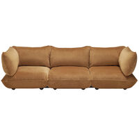 Sumo 4-Sitssoffa Sammet Almond