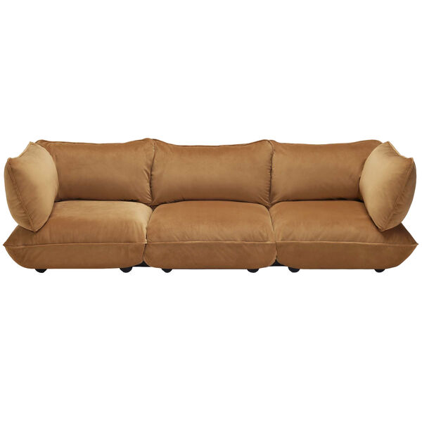 Sumo 4-Personers Sofa Fløjl Almond
