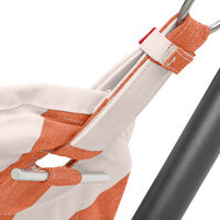 Headdemock Superb Hammock Stripe Orange Creme / Black