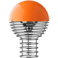 Wire Bordlampe Bærbar Ø18 Orange