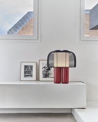 Yasuke Bordlampe Rød / Sort