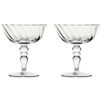Opacity Champagneglass 2-pk