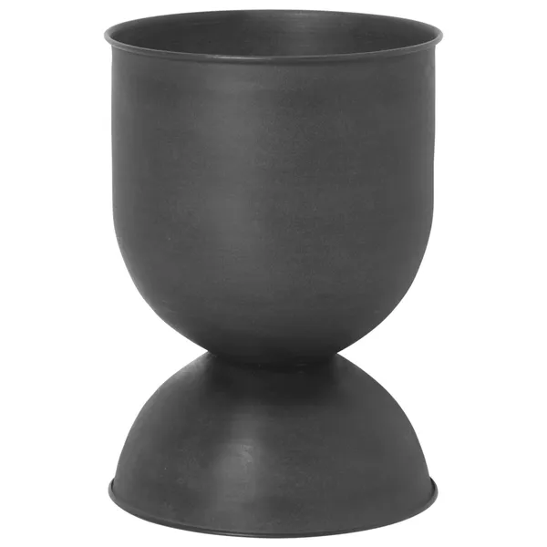 Hourglass Potte Small Sort/Mørk Grå