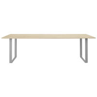 70/70 Bord 108x255 cm Solid Eik / Grå