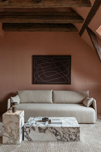 Plinth Low Soffbord 100x60 cm Calacatta Viola Marmor