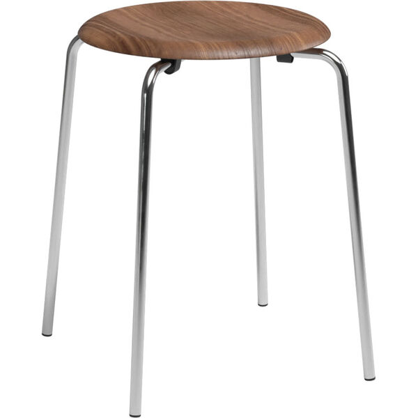 Dot Pall Valnötsfanér / Krom