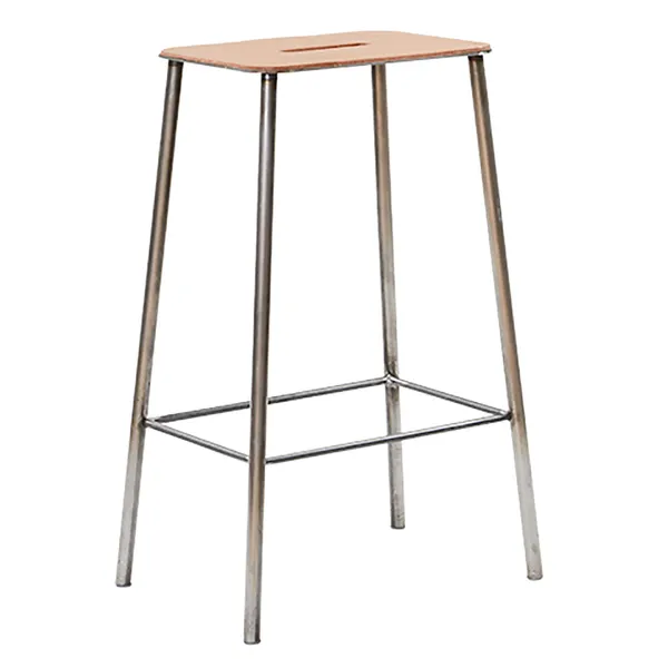 Adam Stool Barstol 65 cm Läder/Stål