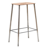 Adam Stool Barstol 65 cm Läder/Stål