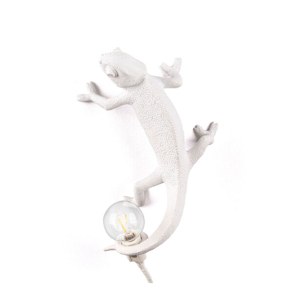 Chameleon Lamp Going Up Seinävalaisin Valkoinen
