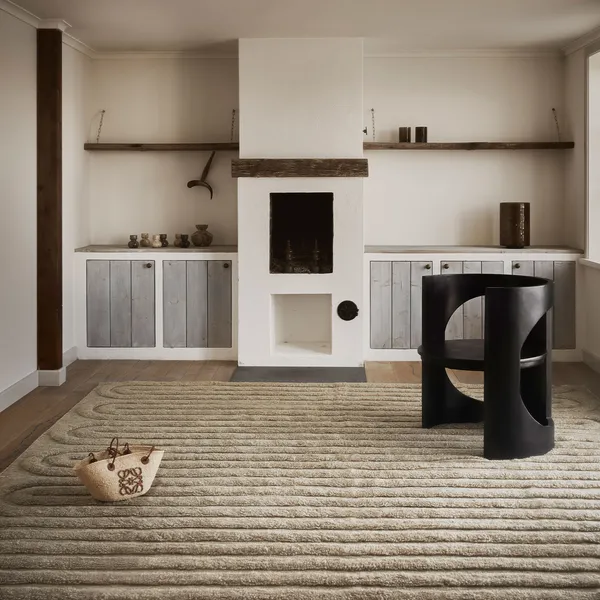 Riklund Uldgulvtæppe 280x380 cm Beige Melange