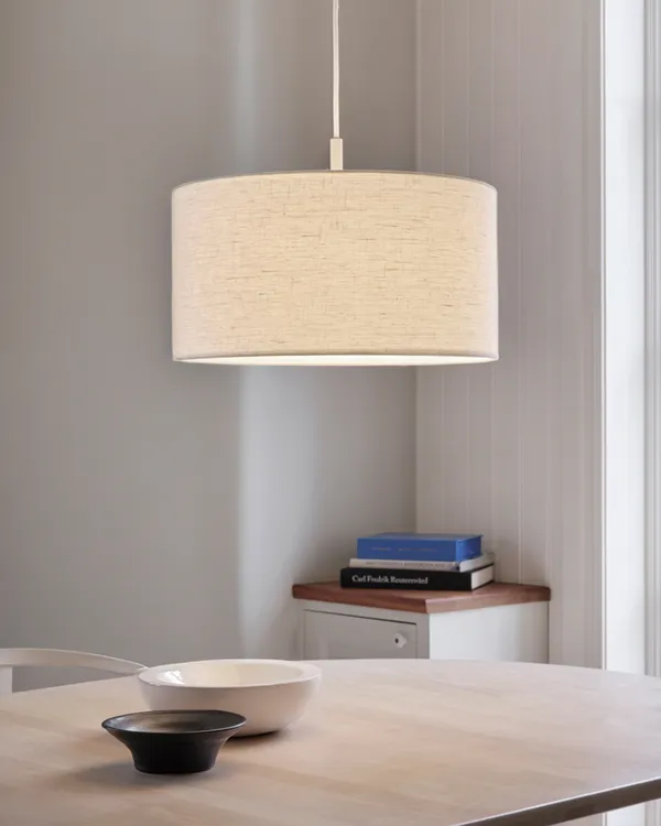 Soft Pendel Ø44 cm Sand / Linen White