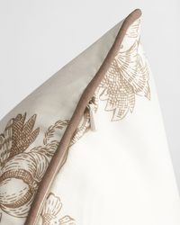 Sateen Tree Print Pude 50x50 cm Taupe Beige