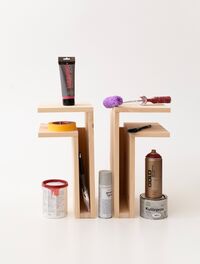 F-Shelf Vegghylle Venstre Furutre