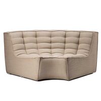 N701 Hjørnesofa rundt hjørne Beige