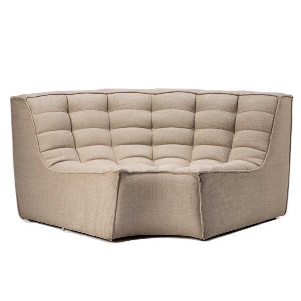 N701 Hörnsoffa runt hörn Beige