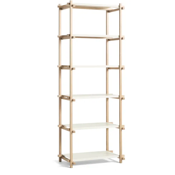 Woody Reolsystem 2.0 Column High Soaped Oak / Almond White