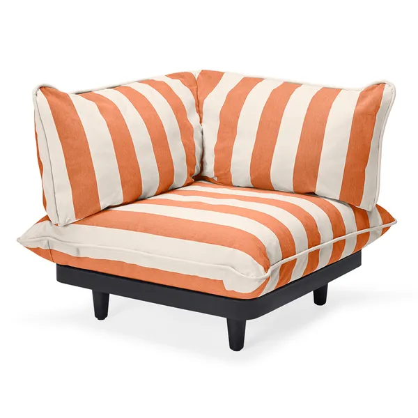 Paletti Höger hörnmodul Orange / Creme