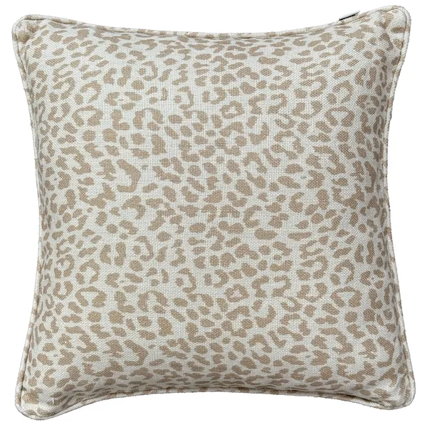 Norell Pude 50x50 cm Beige / Leopard