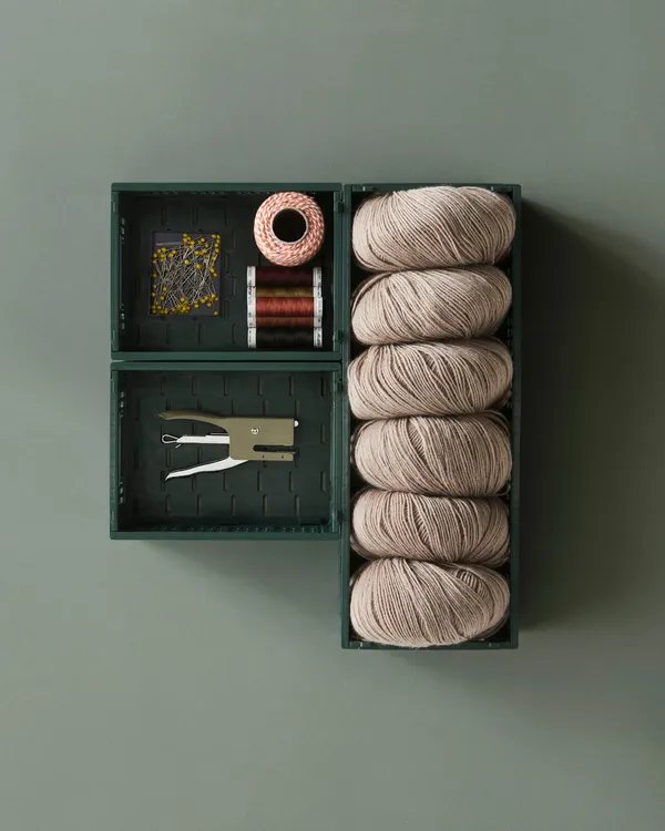 Colour Crate Mini Oppbevaring 2-pk Dark Green