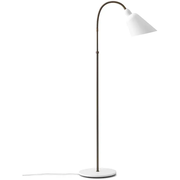 Bellevue AJ7 Anniversary Edition Gulvlampe Stone Grey/Bronzeret Messing