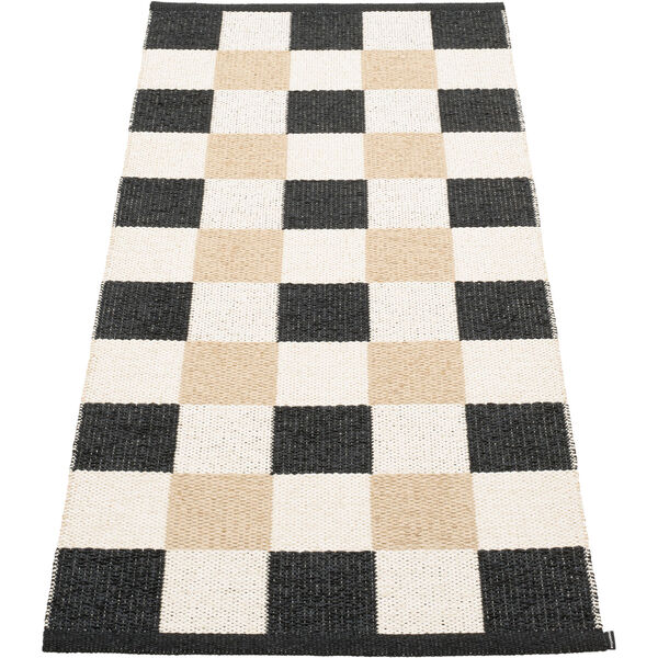 Pix Teppe Svart / Vanilla / Beige 70x160 cm